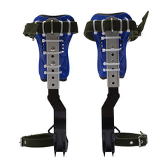 NeNchengLi tree climbing spikes foot-pedal design supports secure footing on trunks.