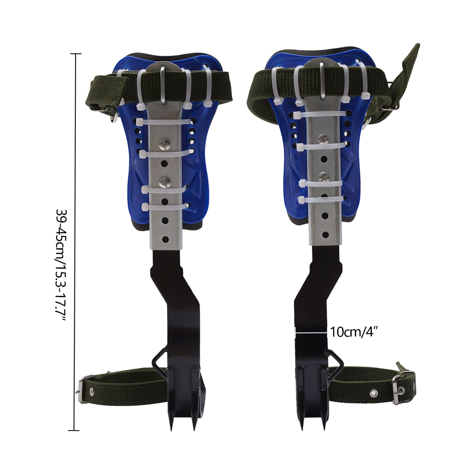 NeNchengLi leg-guards protect legs during climbing tasks.