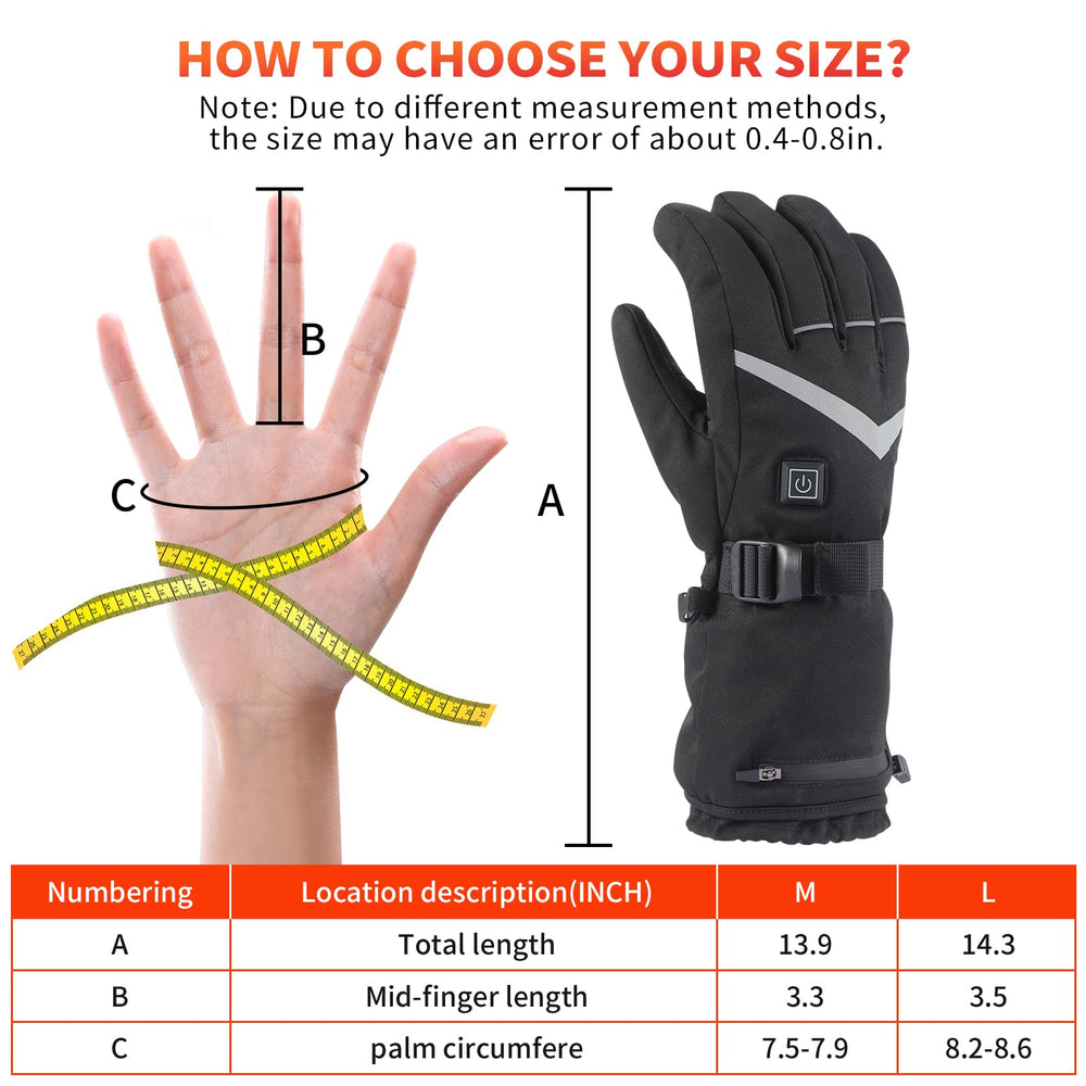 Nencoo heated gloves suited for motorcycle rides