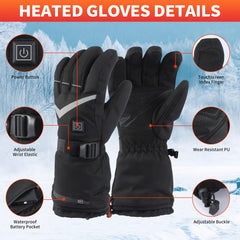 Nencoo heated gloves touchscreen pads allow device use