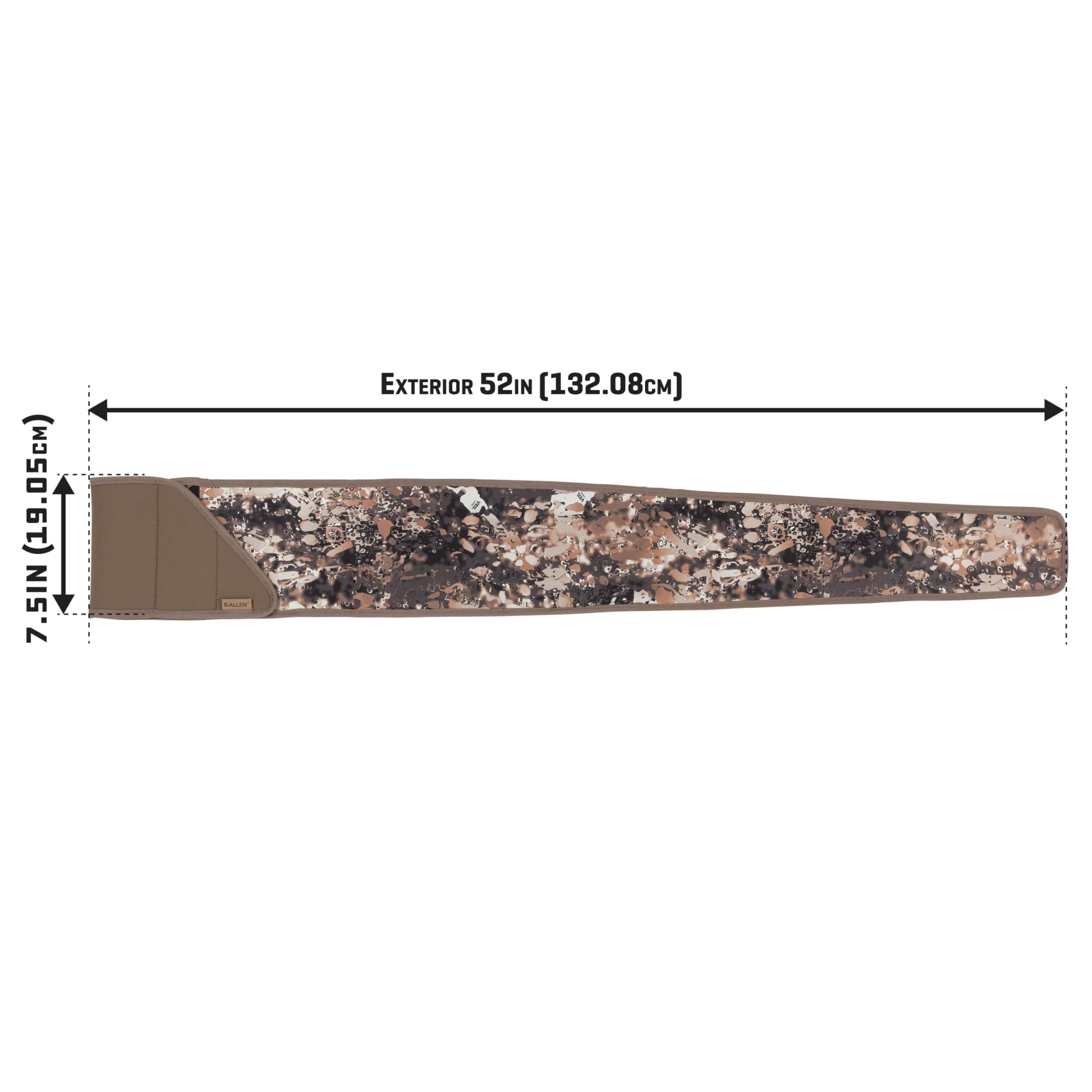 Padded neoprene sleeve fits shotguns up to 52 inches