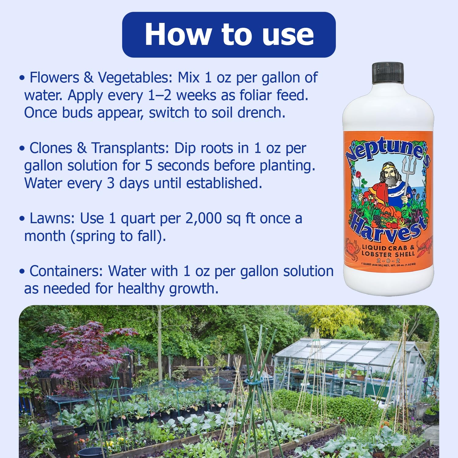 Soil-structure and root growth enhanced by Neptune's Harvest product