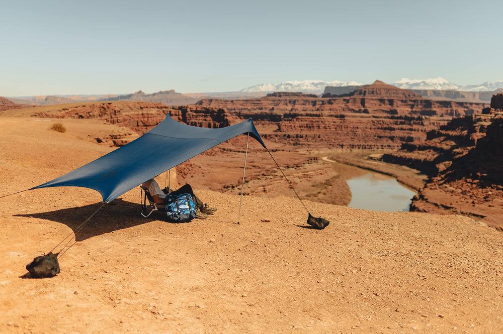 Neso aluminum poles ensure durable stability for easy setup in any outdoor activity.