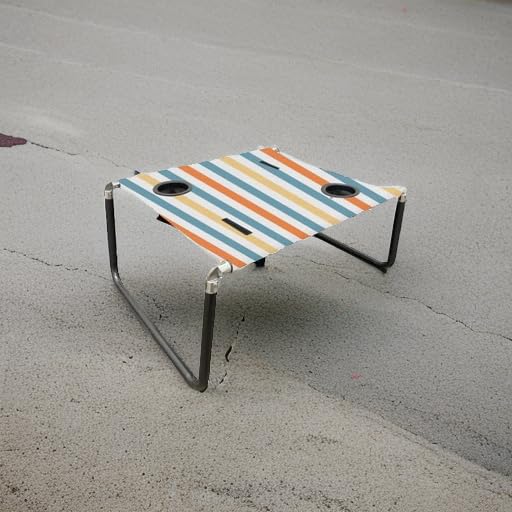 Neso Beach Table foldable-setup enables quick assembly for travels and picnics.