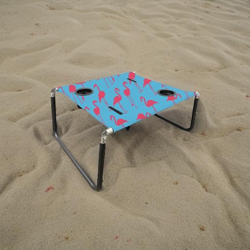 Neso Beach Table shoulder strap enhances portability for picnics and camping