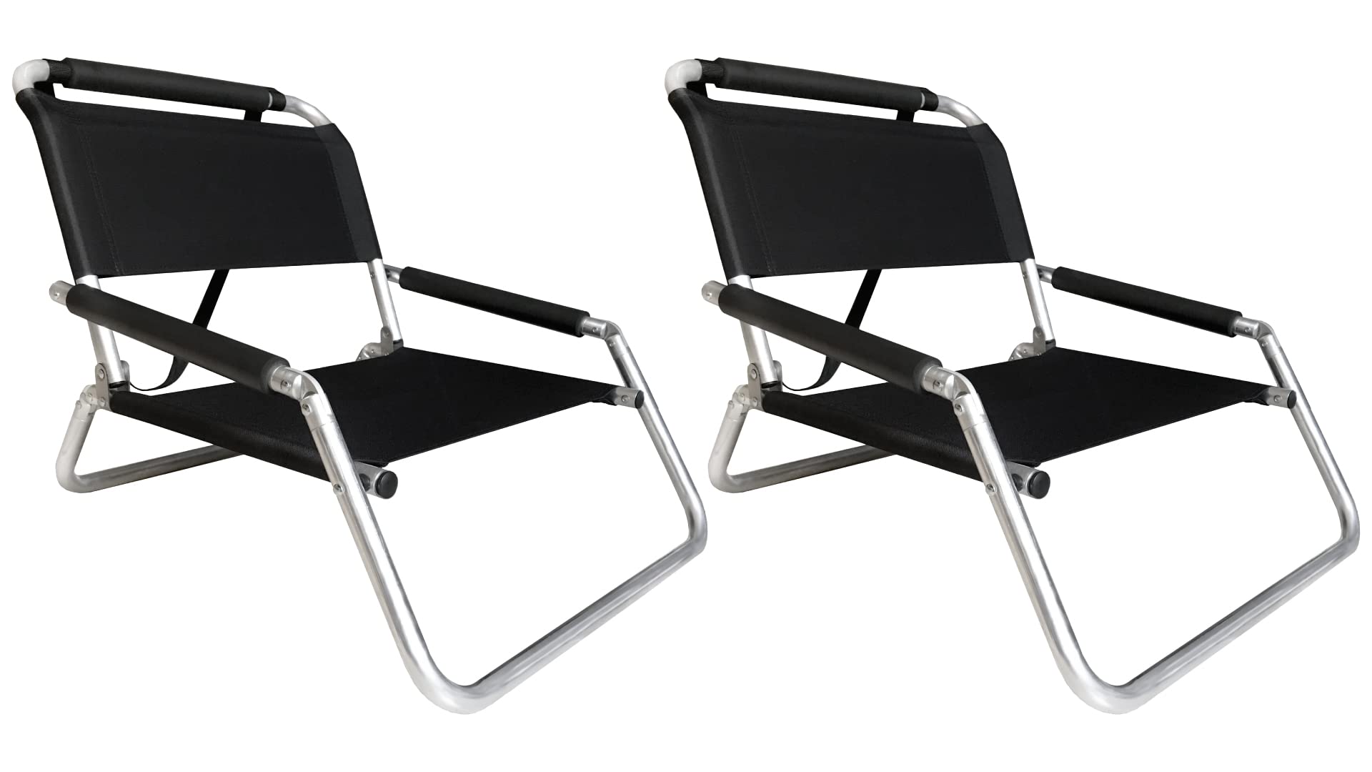Neso chair pack-2 folded black ultra-light and compact for easy carrying