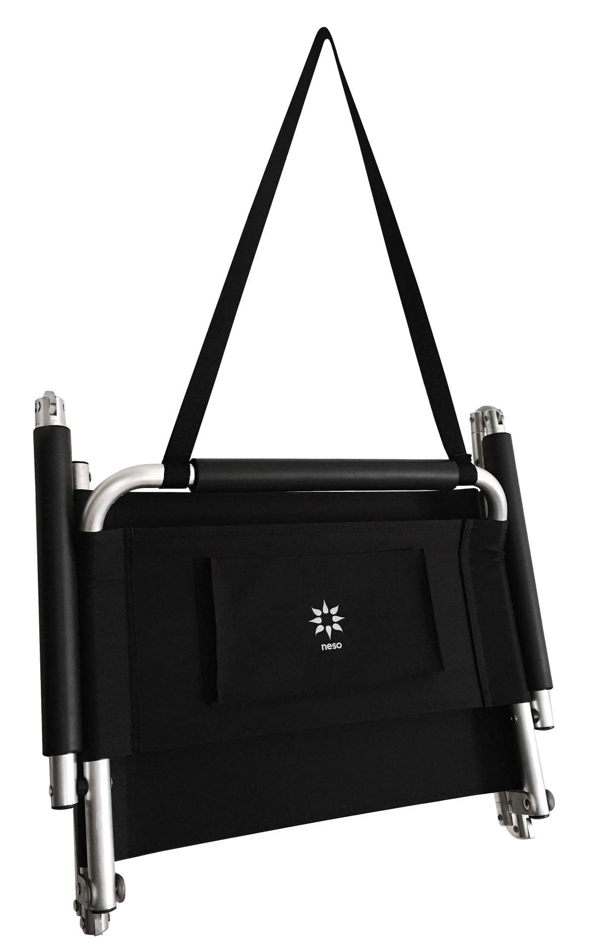 Neso chair seat 18in black offers roomy seating comfort