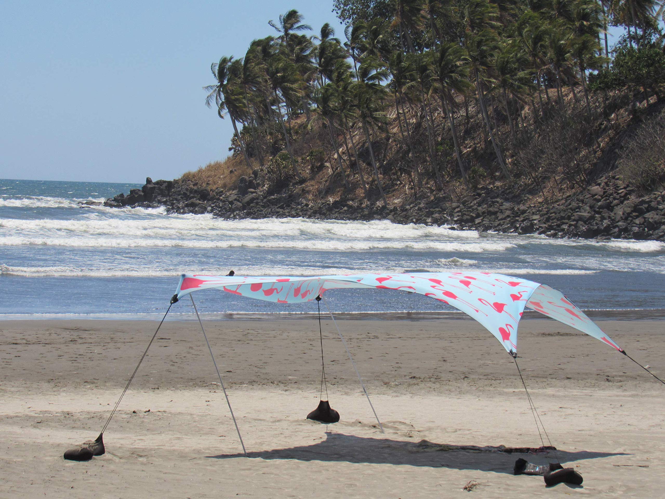 Neso Grande sand anchor bags provide stabilizing support on windy days