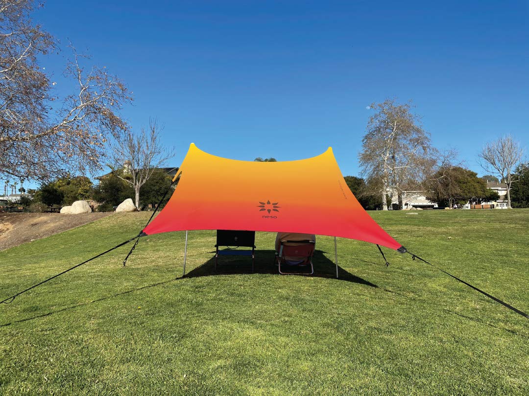Neso Sidelines 1 sun shelter setup quickly for game-day shade