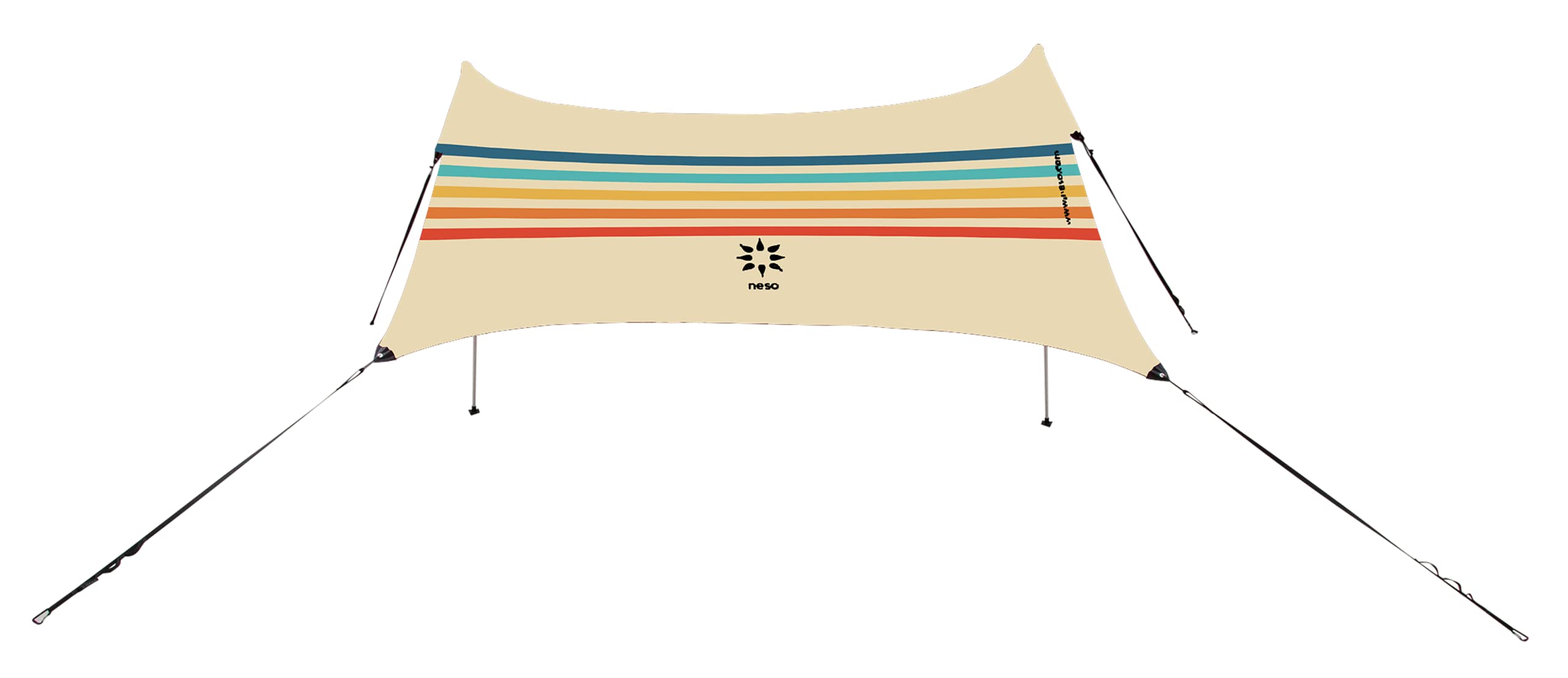 Neso Sidelines Grande sun shelter provides 50 sq ft of shade