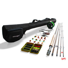 4-section carbon fiber fly rod for easy handling