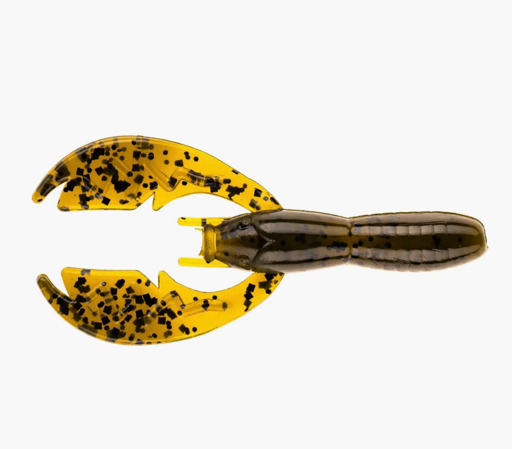 NetBait Baby PACA Craw hollow body enhances scent and vibration dispersion underwater.