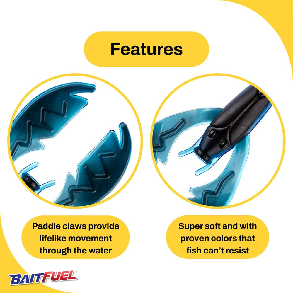 NetBait BAITFUEL Tiny PACA Chunk—versatile as jig trailer or finesse bait.