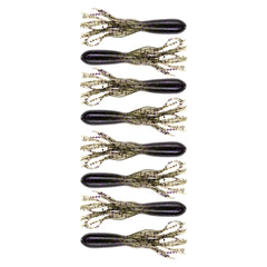 NetBait BAITFUEL tube 2.5-inch dark melon purple ready for drop shot bites.