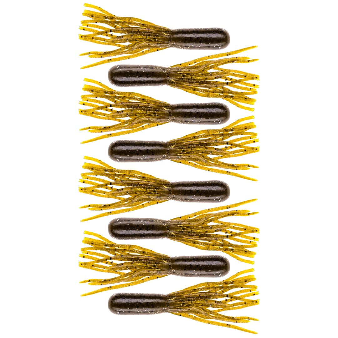 NetBait BaitFuel Tubes 2.5-inch green pumpkin attract with potent scents for more bites.