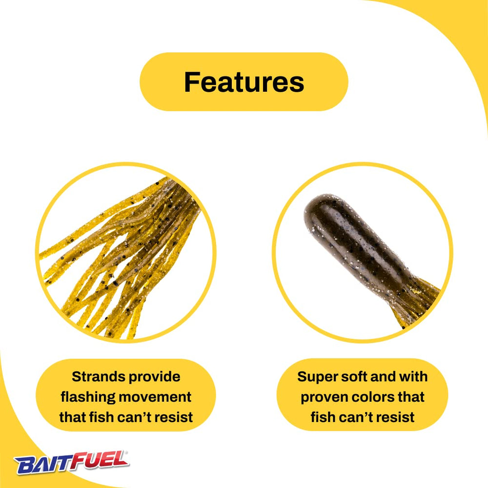 NetBait BaitFuel Tubes neutral buoyancy keep bait lifted off bottom for better visibility.