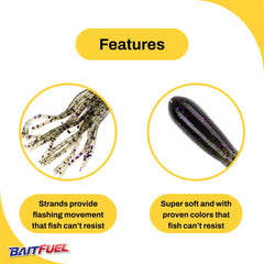 NetBait BAITFUEL tube is neutrally buoyant to keep bait elevated in water.
