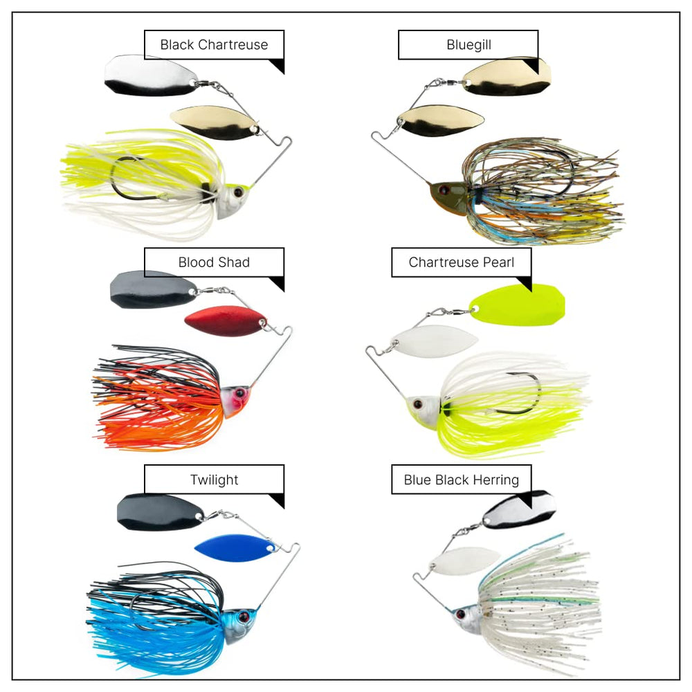 NetBait razor sharp hook enables reliable penetration during fast retrieves.