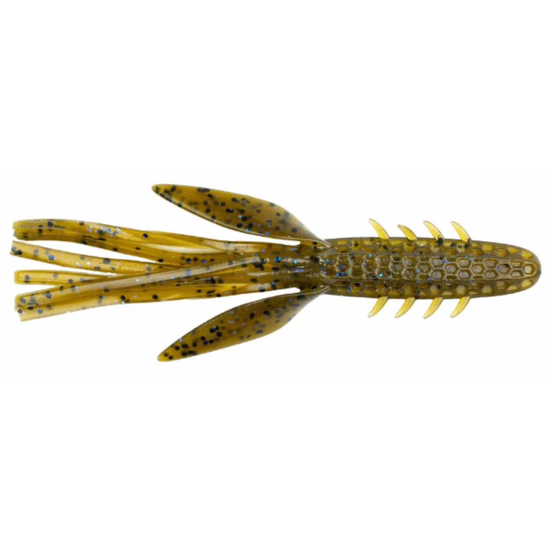 NetBait HexTek Big Boar 4.5-inch in green pumpkin violet, ideal for flipping heavy cover.