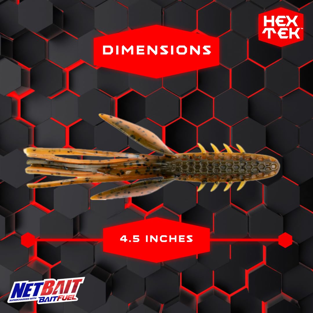 NetBait HexTek Big Boar appendages create realistic motion