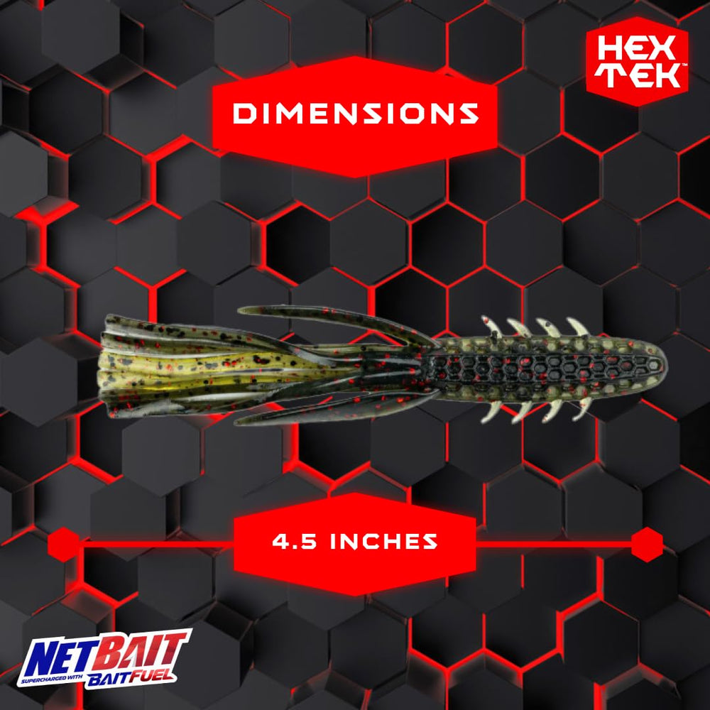NetBait HexTek Big Boar bait dragging through timber delivers relentless cover performance.