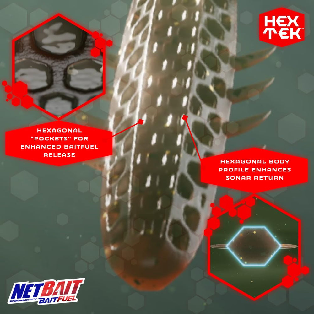 Close-up of HexTek texture with hexagonal pockets enhancing scent delivery and hold.