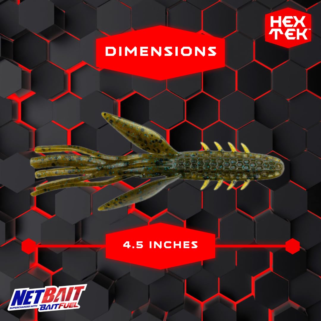 NetBait HexTek Big Boar hexagonal pockets close-up boosts scent diffusion