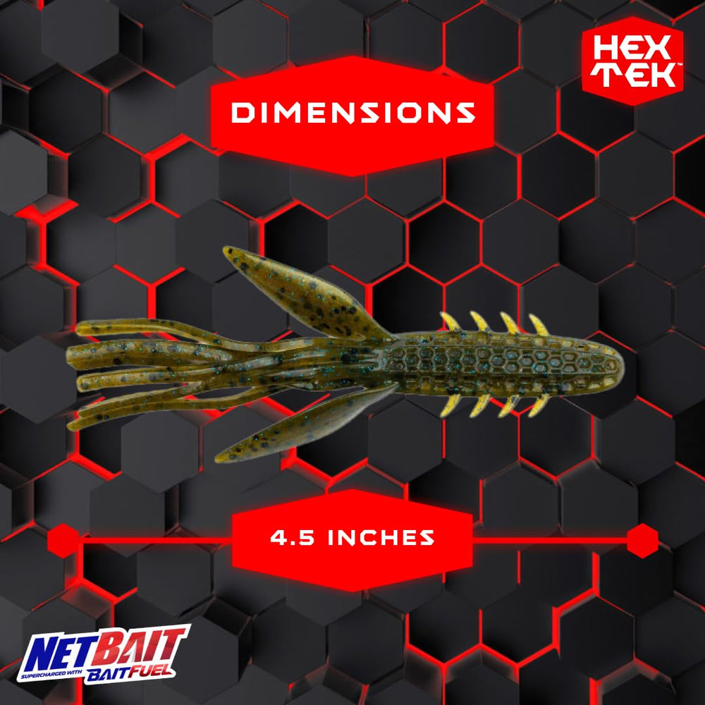 NetBait HexTek Big Boar hexagonal pockets close-up boosts scent diffusion