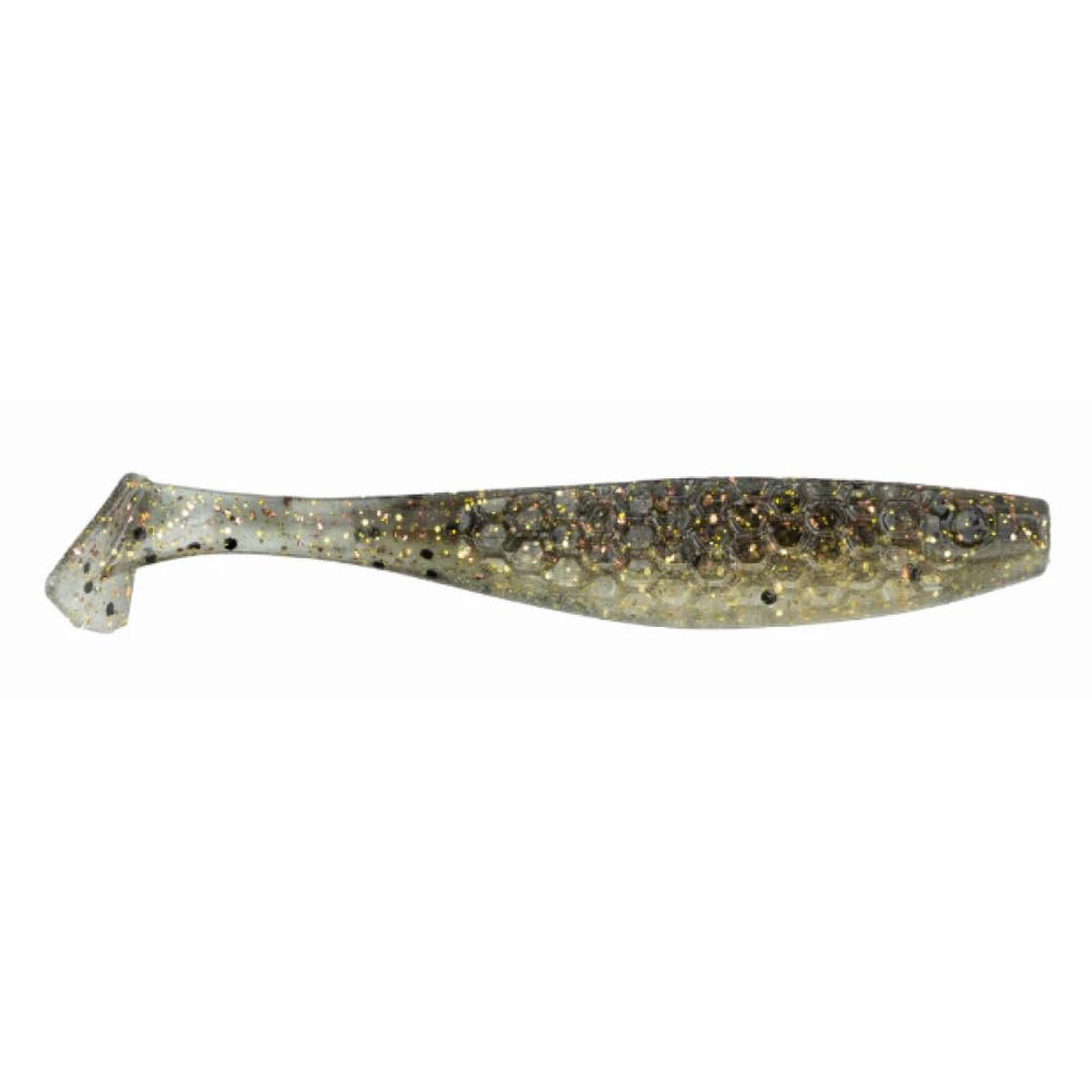 NetBait HexTek Blip Minnow 3in with D-tail paddle in action for finesse bass fishing