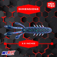 HexTek EKO Craw micro-action side appendages in action