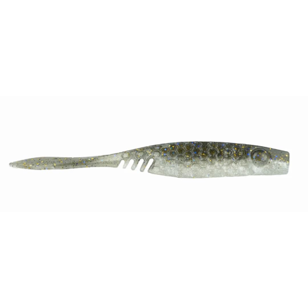 NetBait HexTek EKO Shad 3in profile shows natural baitfish motion