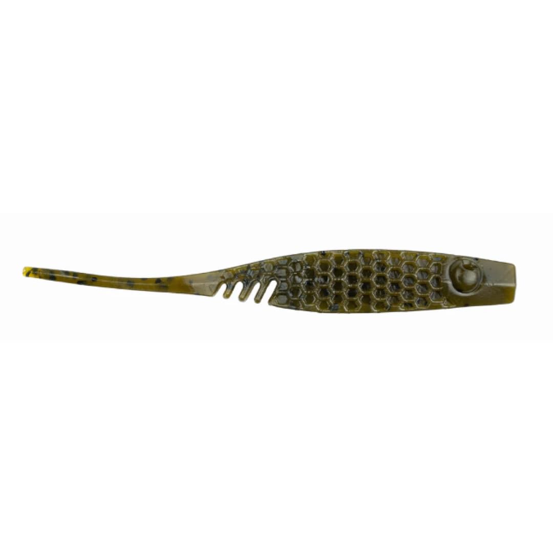 NetBait HexTek Eko Shad side profile shows lifelike silhouette for bass