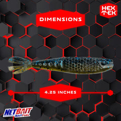 NetBait HexTek texture pocket close-up highlighting scent-holding design
