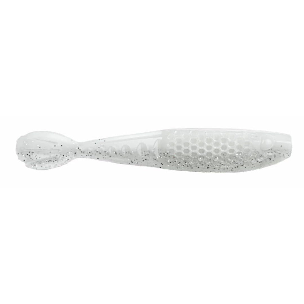 NetBait HexTek Whip Tail Shad front view for bass fishing with lifelike profile