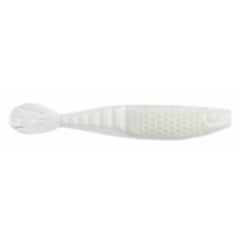 NetBait HexTek Whip Tail Shad front view reveals natural bass-attracting profile