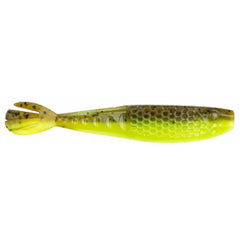 NetBait HexTek Whip Tail Shad front view shows lifelike shad profile for bass