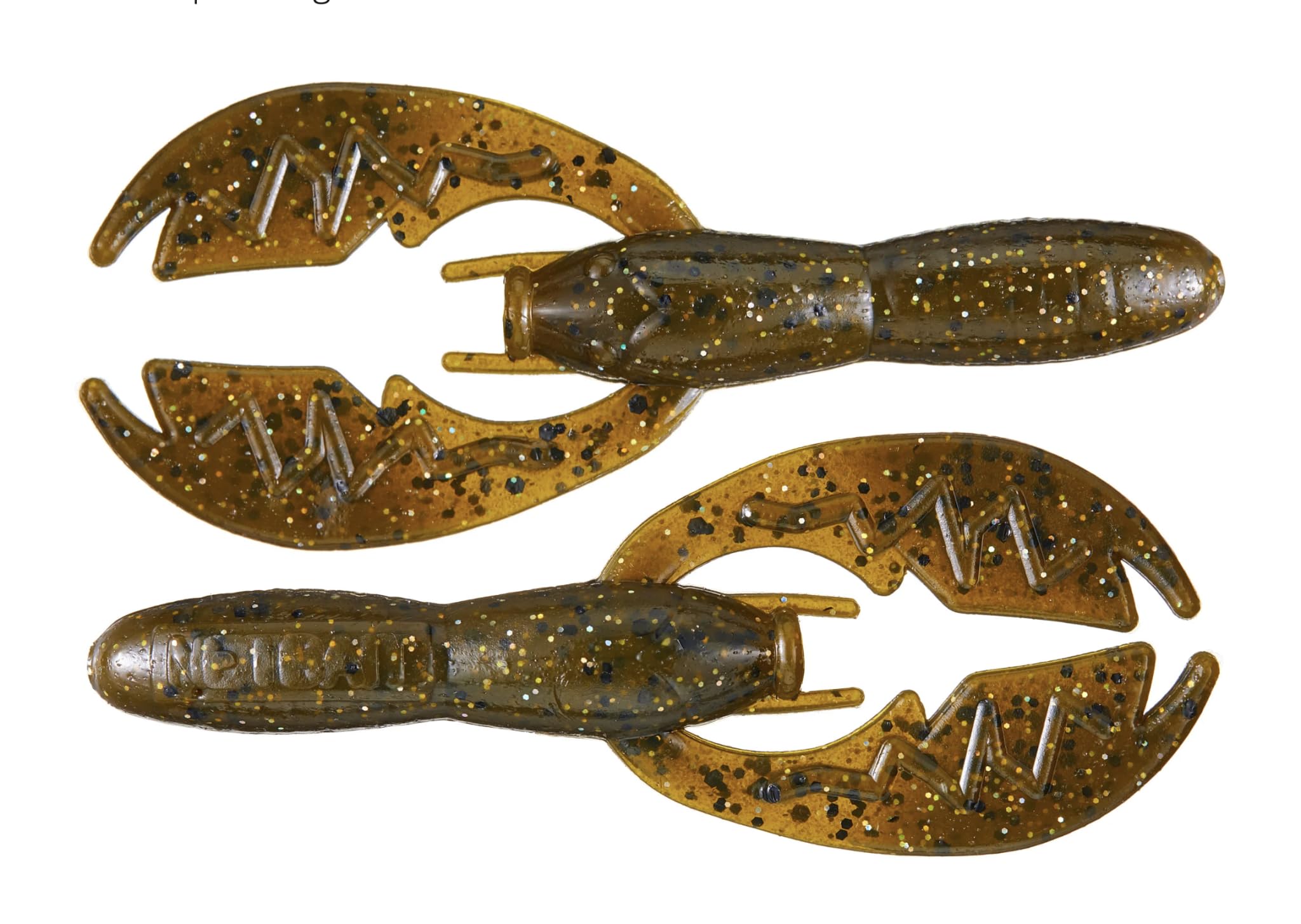 NetBait PACA Craw hollow body with claws for slow fall and scent dispersion in green pumpkin magic.
