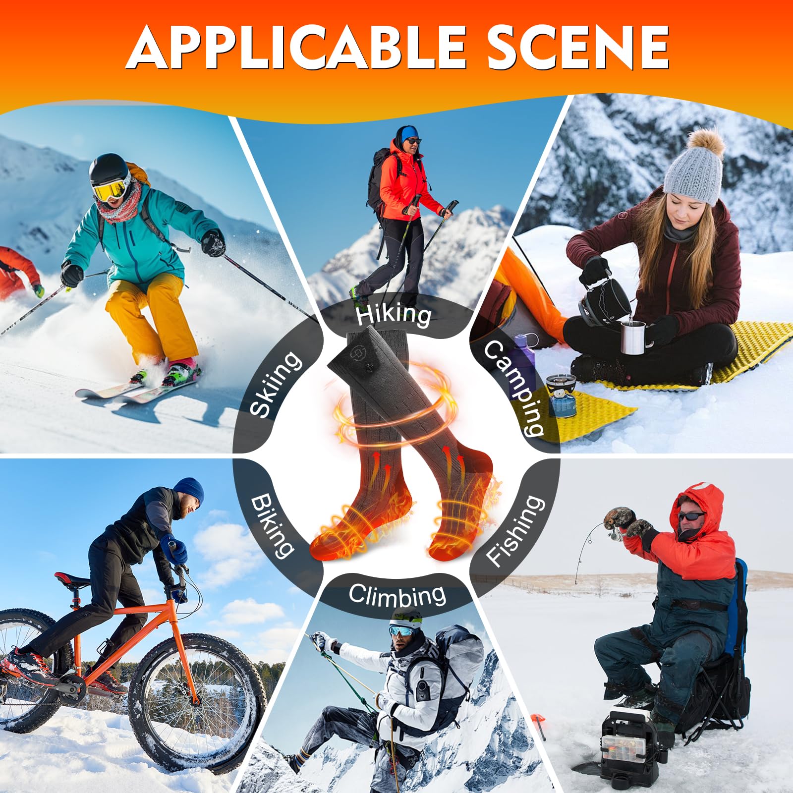 Netraty heated socks washable-design simplifies winter maintenance