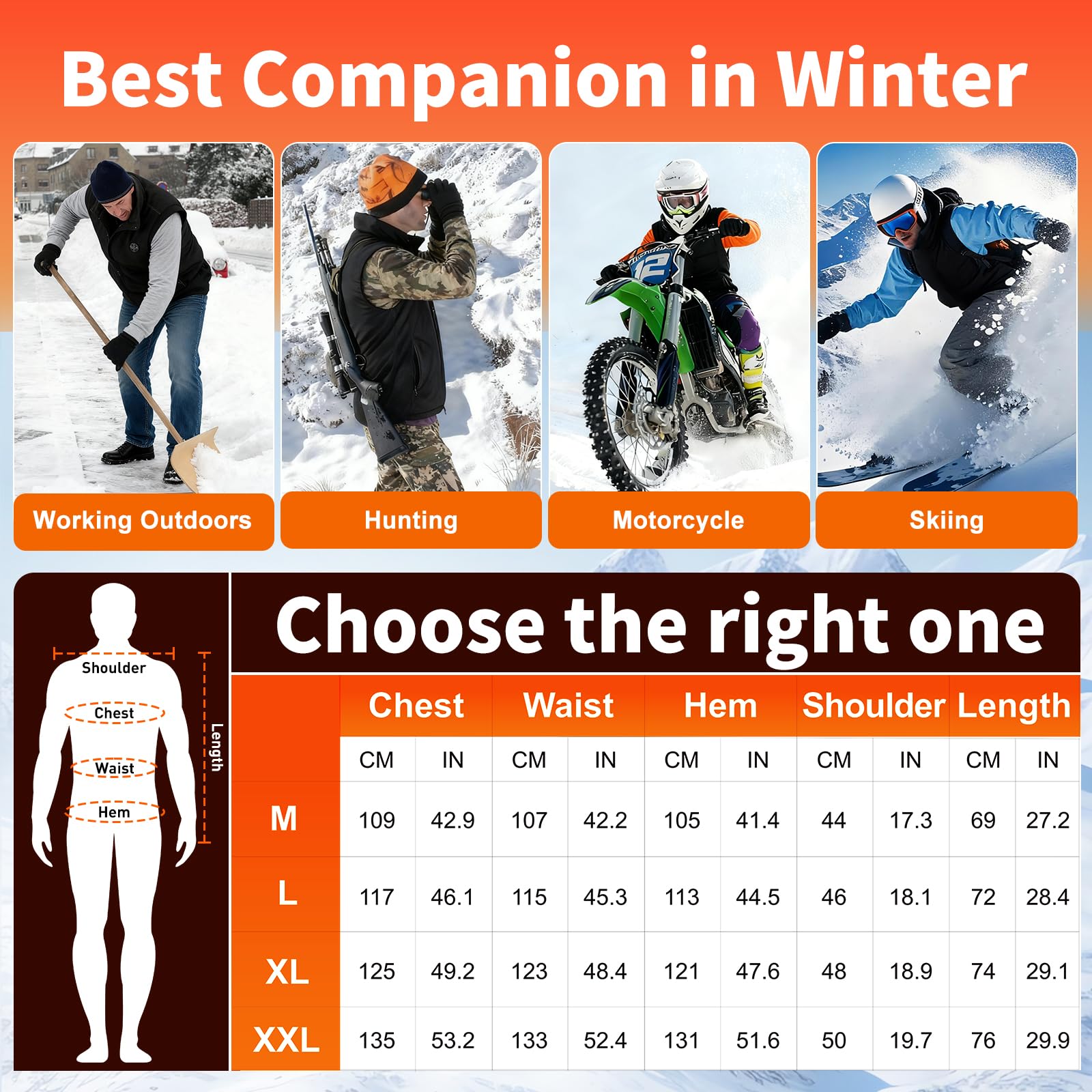 Netraty waterproof and windproof fabric keeps you comfortable outdoors.