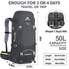 N NEVO RHINO interior pockets organized gear and hydration storage.