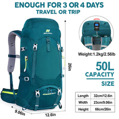 N NEVO RHINO breathable back panel reduces fatigue on extended hikes.