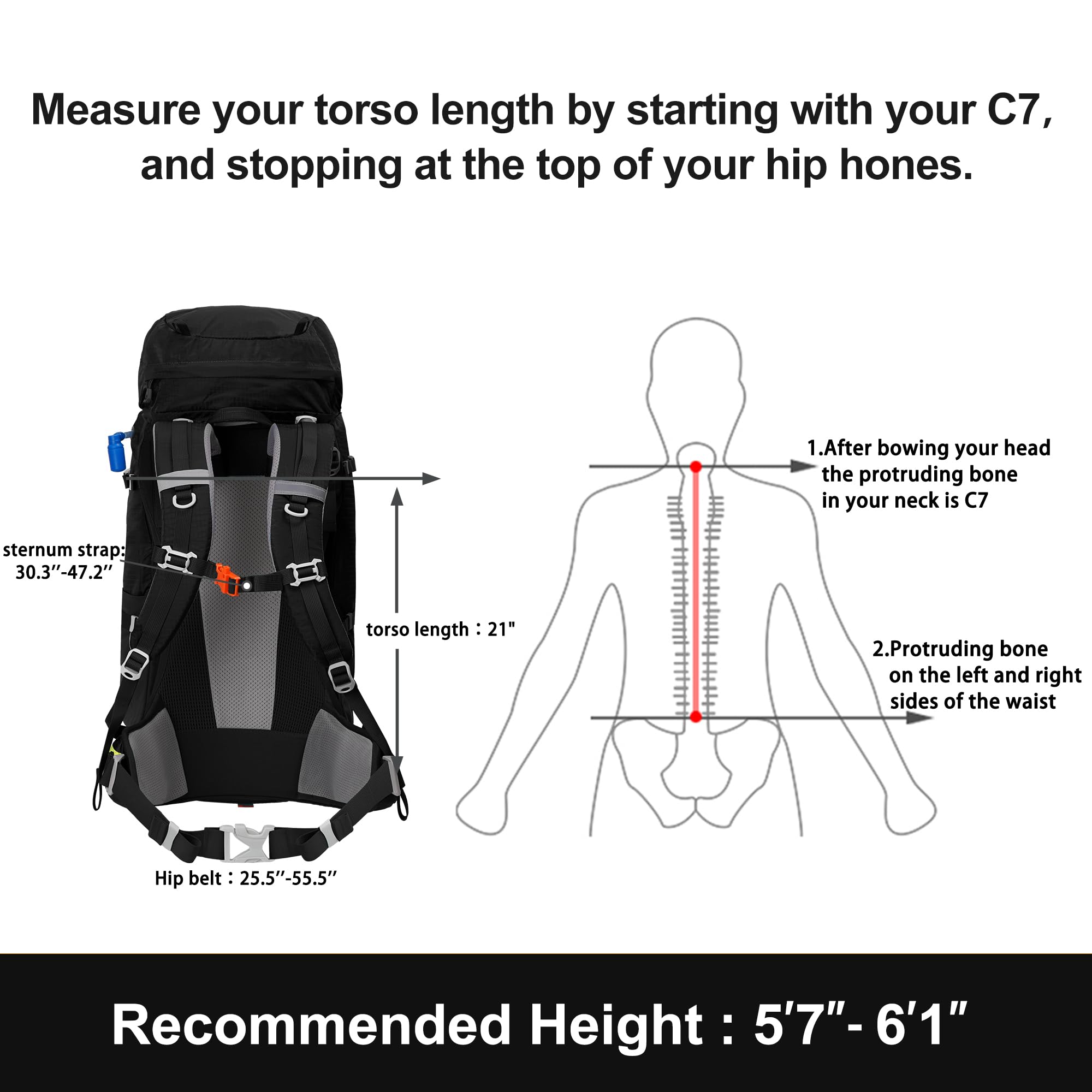 N NEVO RHINO front-access-zippers enable quick gear retrieval on the go.