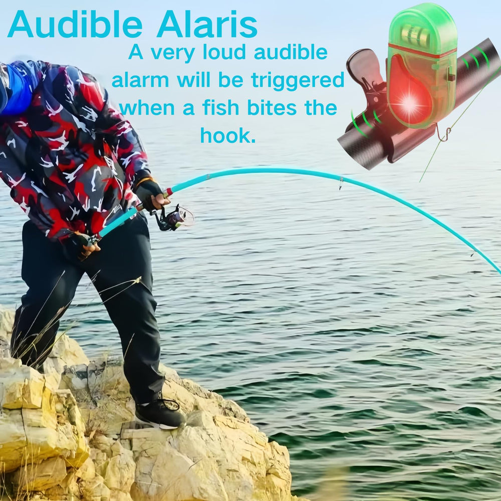 Easy installation of bite alarm on rod