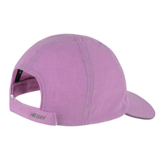 New Balance Raspberry hat side view highlighting slim profile and secure fit