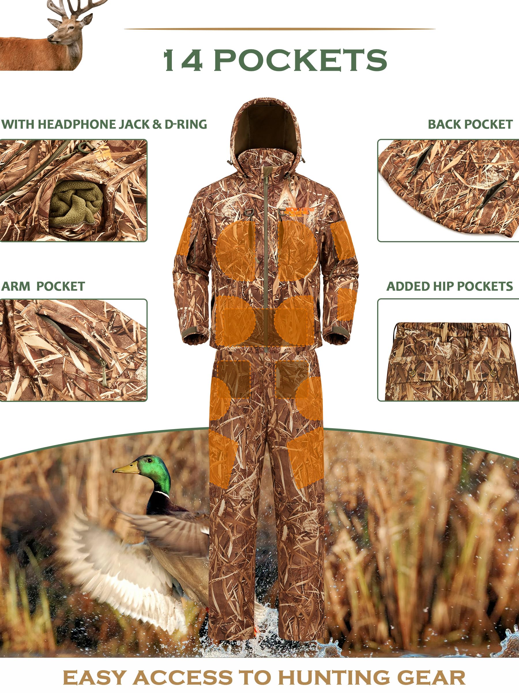 NEW VIEW camo jacket pit zips enable cooling during active climbs