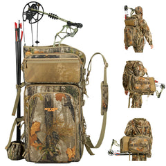 NEW VIEW deer elk hunting backpack with spacious bow compartment for organized gear access