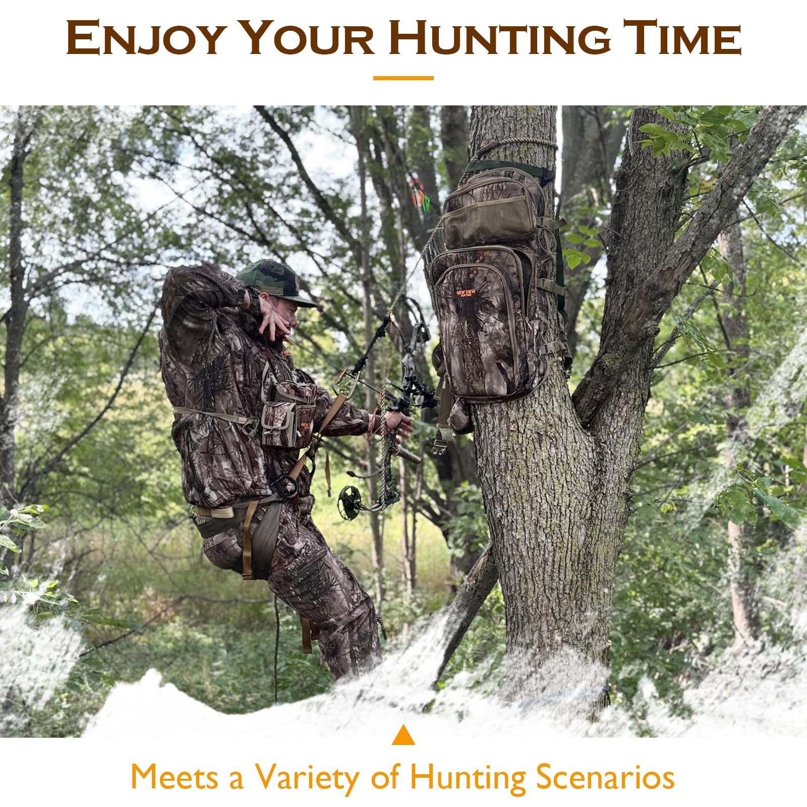 NEW VIEW versatile carrying options with dual straps, crossbody, or single strap