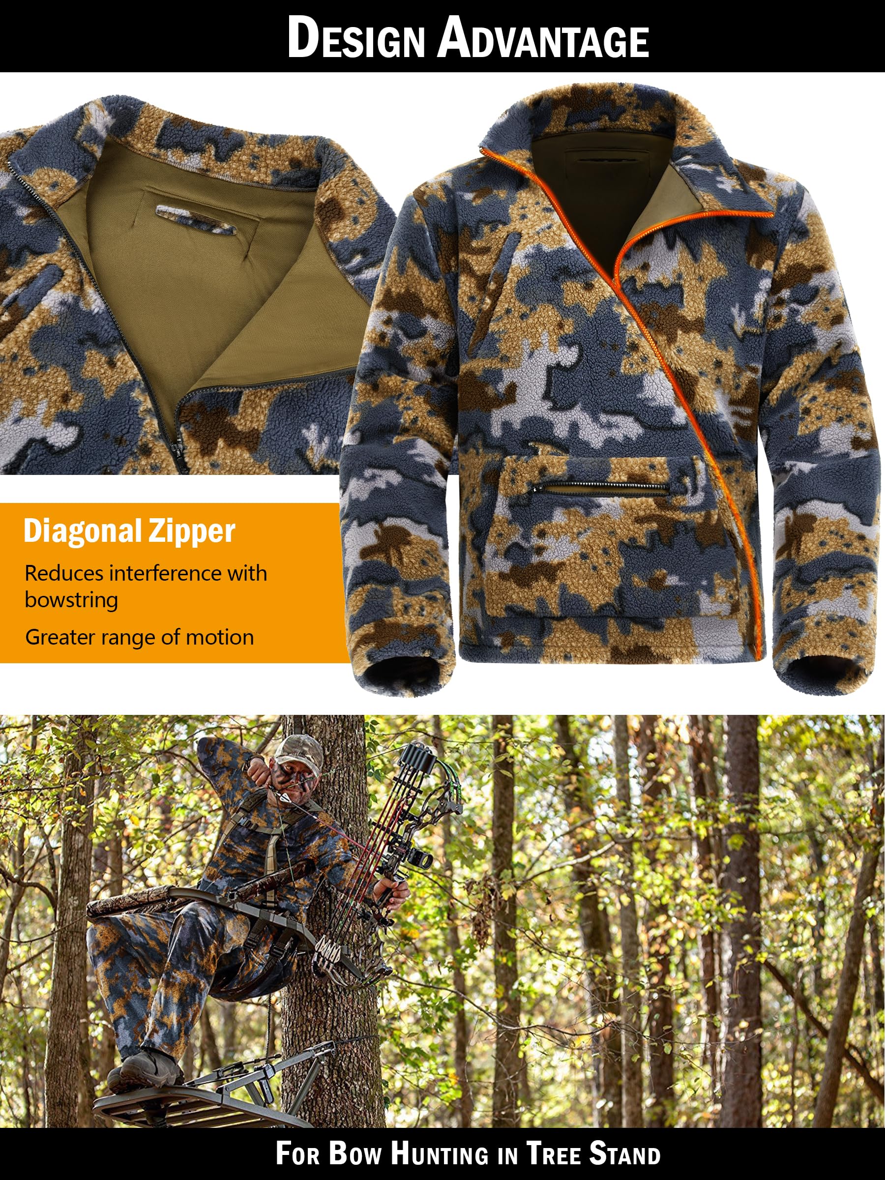 NEW VIEW Quiet Whitetail jacket chest pocket for rangefinder access