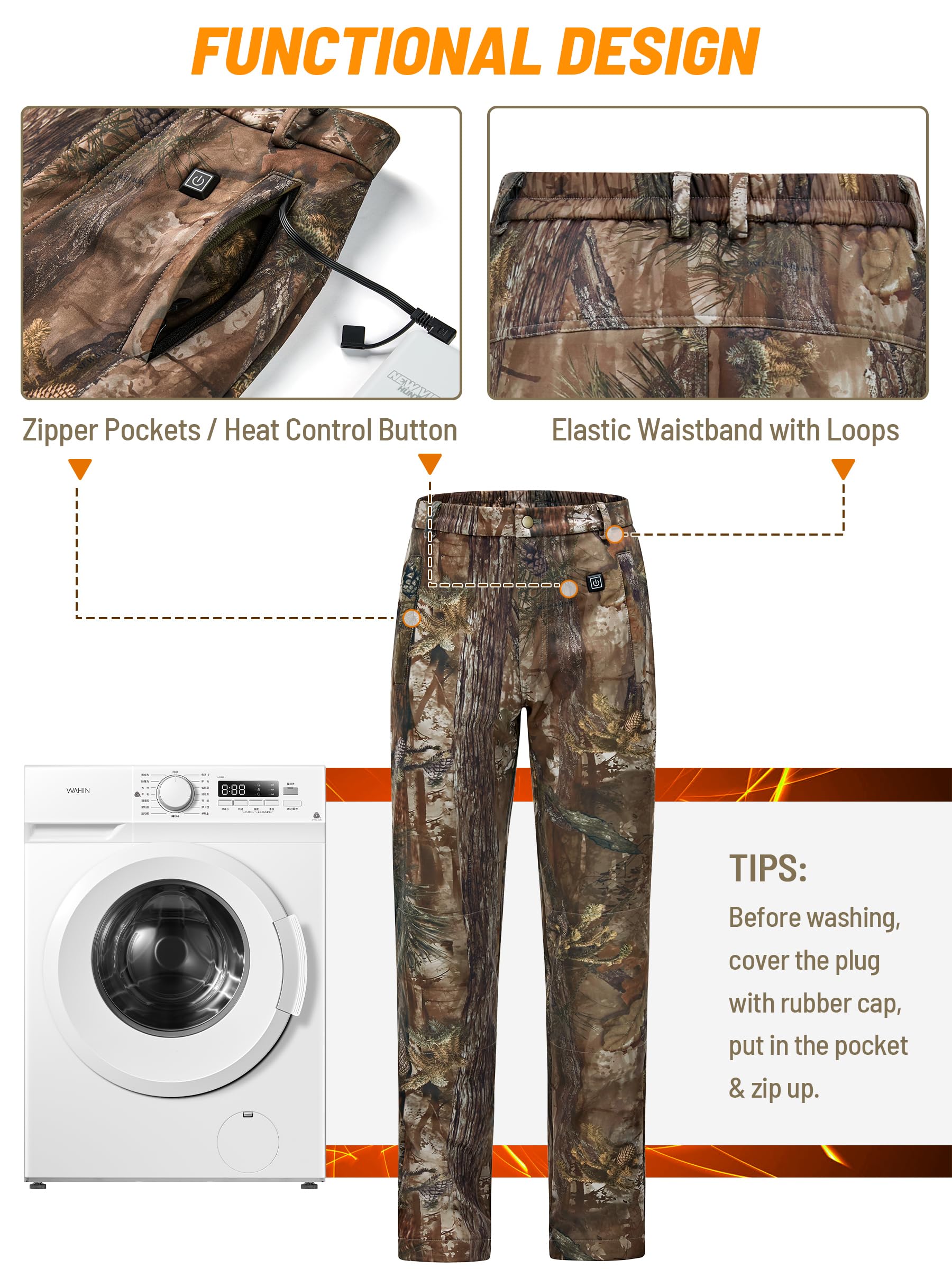 NEW VIEW pant pockets shown for secure storage and quick access.