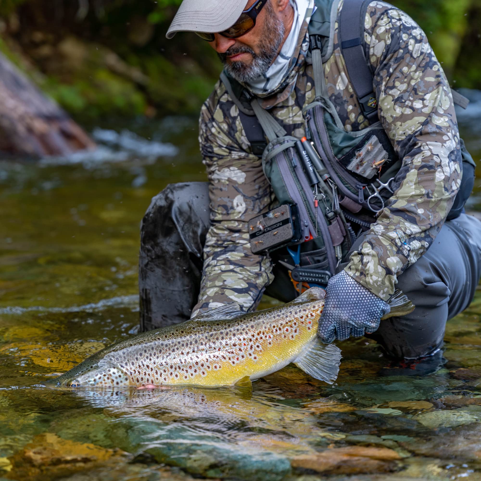 Ready-to-use strike indicator setup on fishing line